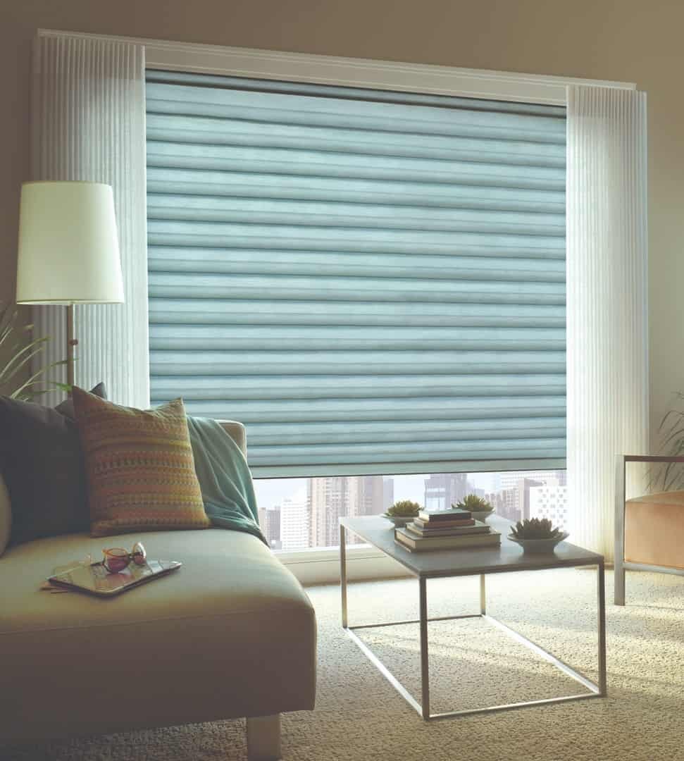 Revamp your home with beautiful Roman shades, cellular shades, featuring blackout curtains, near Bellingham, Washington (WA)