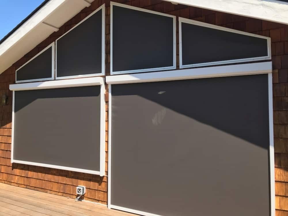 Exterior Shades like Nuimage Flexshade Zip Solar Screen near Bellingham, Washington (WA) for light control.