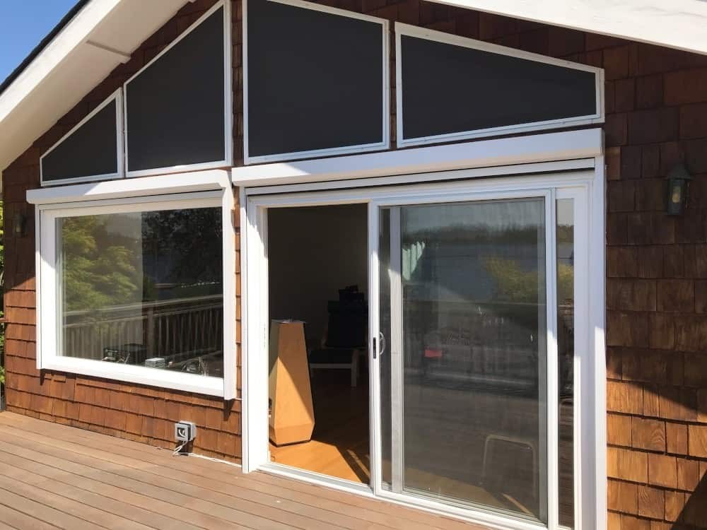 Exterior Shades like Nuimage Flexshade Zip Solar Screen near Bellingham, Washington (WA) for light control.